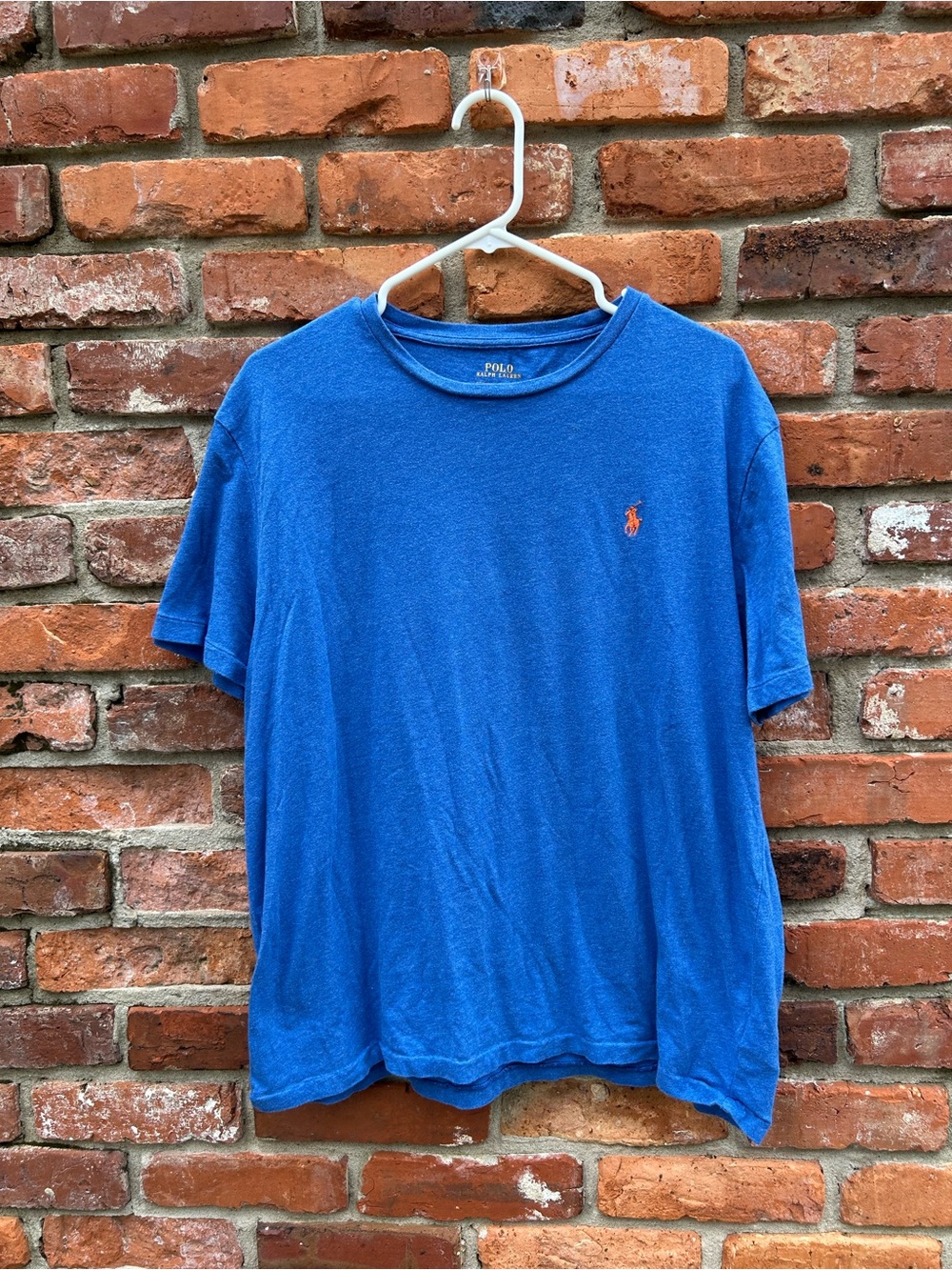 Polo by Ralph Lauren Men’s Blue Short-Sleeve Crewneck T-Shirt L